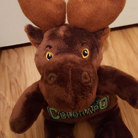 Souvies Brown Moose Colorado Boy Mountains Plush Stuffed Animal Souvenir - Picture 2 of 7